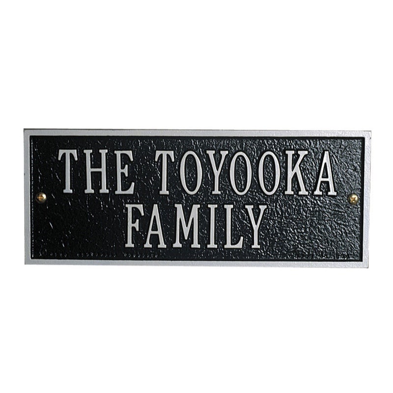 Buy Personalized Family Name Metal Plaques - High-Quality